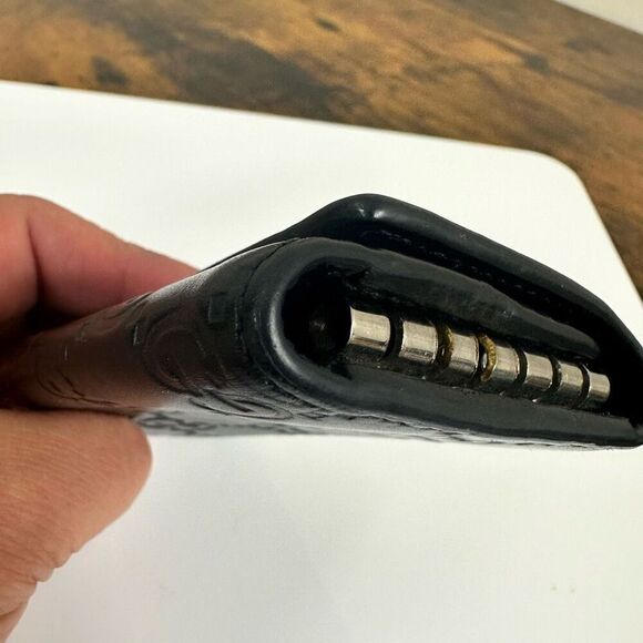 Gucci GG Guccissima Leather 6 Key Case Black - Picture 7 of 16